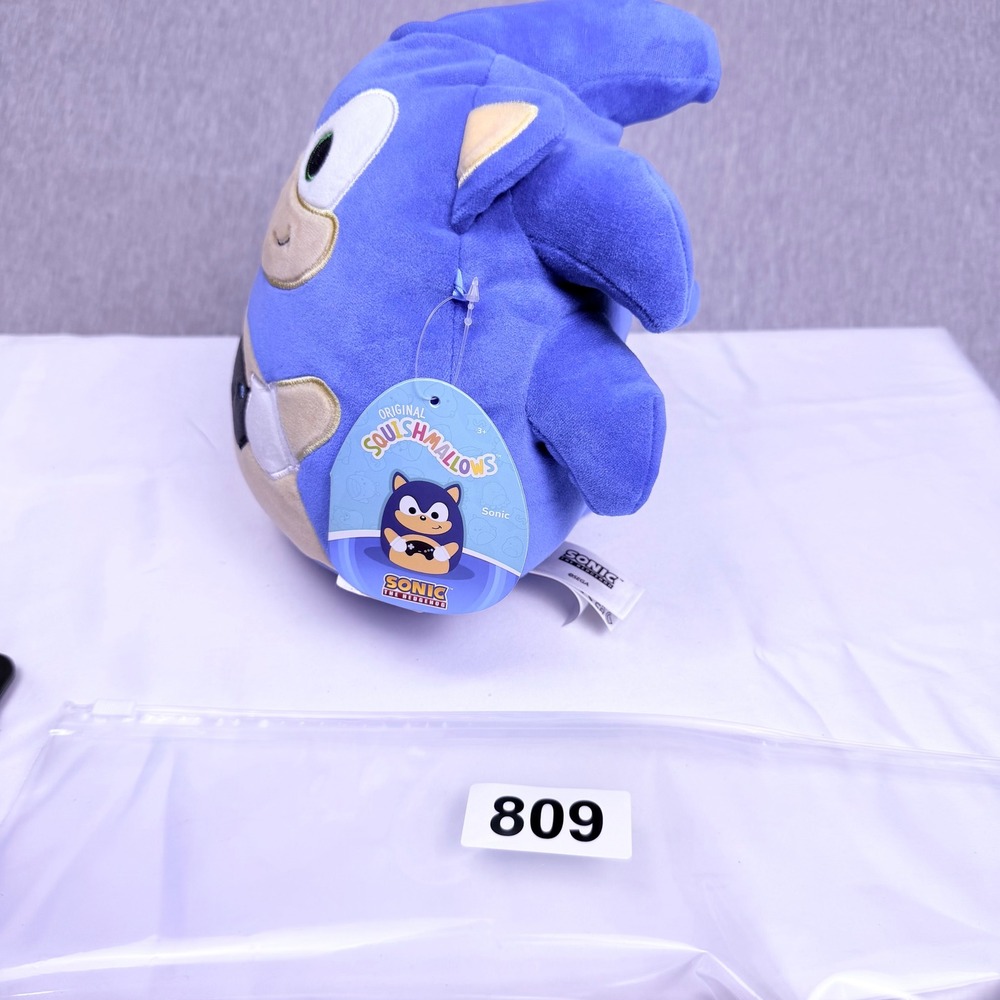 Squishmallows Sonic the Hedgehog Gamer Plush Blue SEGA Jazwares 8 Inch NWT